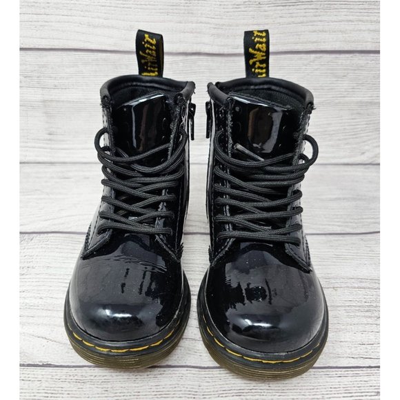 Dr. Martens Kids 1460 patent leather boots Size 7 - Picture 2 of 10